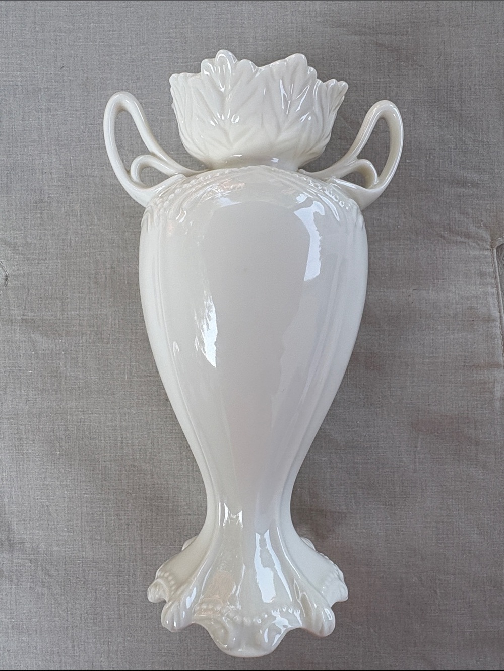 Vintage Ivory Flower/Bulb-Forcer Decorative Vase